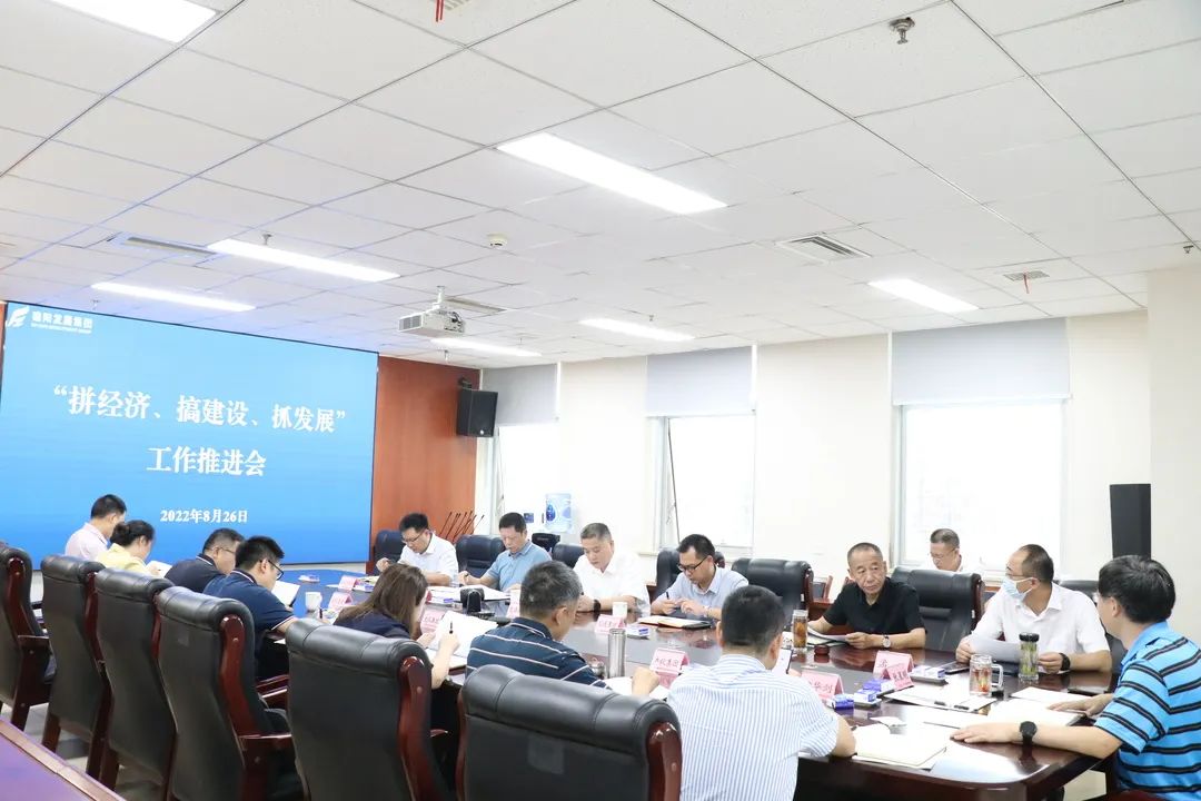 【拼經(jīng)濟(jì) 搞建設(shè) 抓發(fā)展】集團(tuán)公司組織召開“拼經(jīng)濟(jì)、搞建設(shè)、抓發(fā)展”工作推進(jìn)會